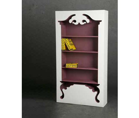 estante baixo relevo