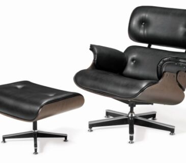 Poltrona Charles Eames com Puff