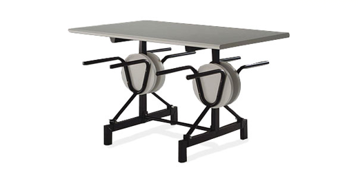 mesas para refeitorio quatro lugares blog escamoteavel