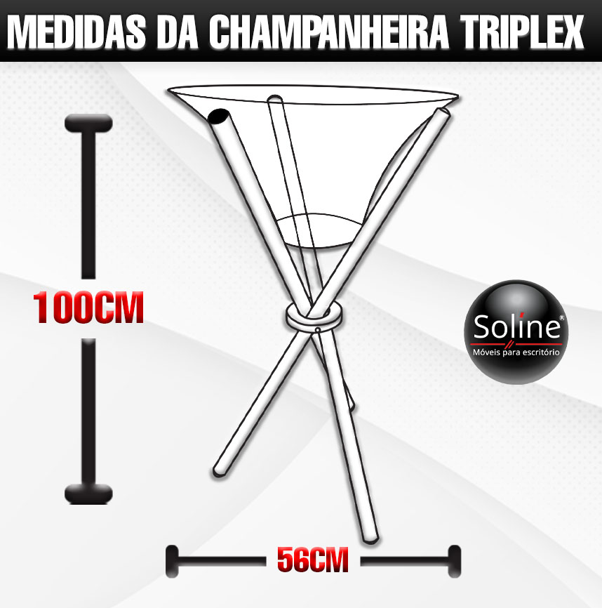 Champanheira Triplex de Acrílico medidas decore seu ambiente de festas com as champanherias da soline moveis