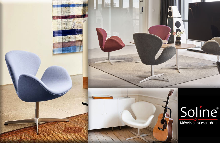 Poltrona Swan Arne Jacobsen