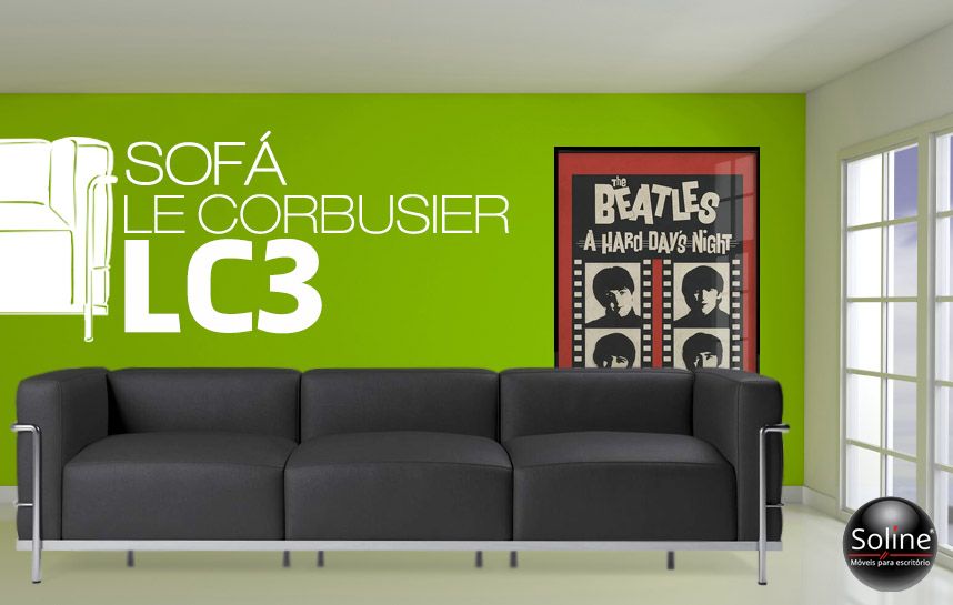 sofá le Corbusier lc3 3 lugares feminino, soline moveis variedaes de sofás e poltronas , confira tudo em nosso site.