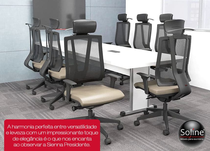 cadeira presidente soliflex Sienna, soline moveis variedade de cadeiras para seu ambiente corporativos confira.