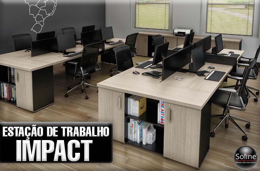 estação de trabalho impact promoção soline moveis aproveite já mude sua plataforma de trabalho.