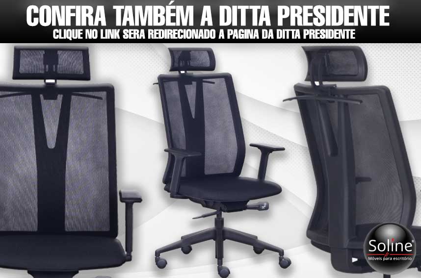 cadeira presidente ditta conforto qualidade e designer, excelente opção para nova cadeira em seu ambiente de trabalho ou lazer.