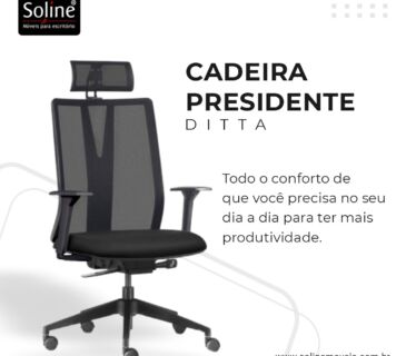 1201-Cadeira Presidente Ditta