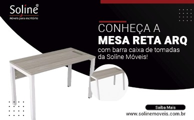 1004 mesa reta ARQ com barra caixa de tomadas 1