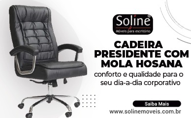 Cadeira Presidente com Mola Hosana