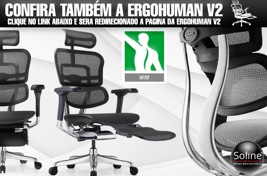 cadeira presidente ergohuman v2