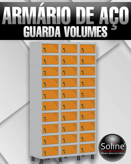 armário de aço guarda volumes espessura de aço.