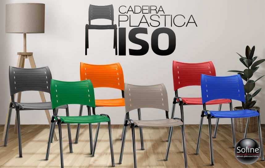 cadeira plástica iso, soline moveis, variedade de cadeiras para seu ambiente de escritório ou decorativo, cadeiras novas a pronta entrega venha nos visitar.