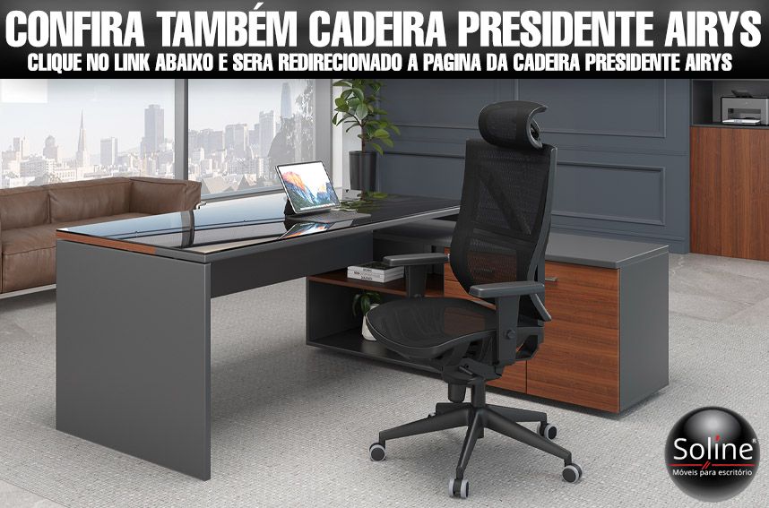 cadeira presidente soliflex sienna