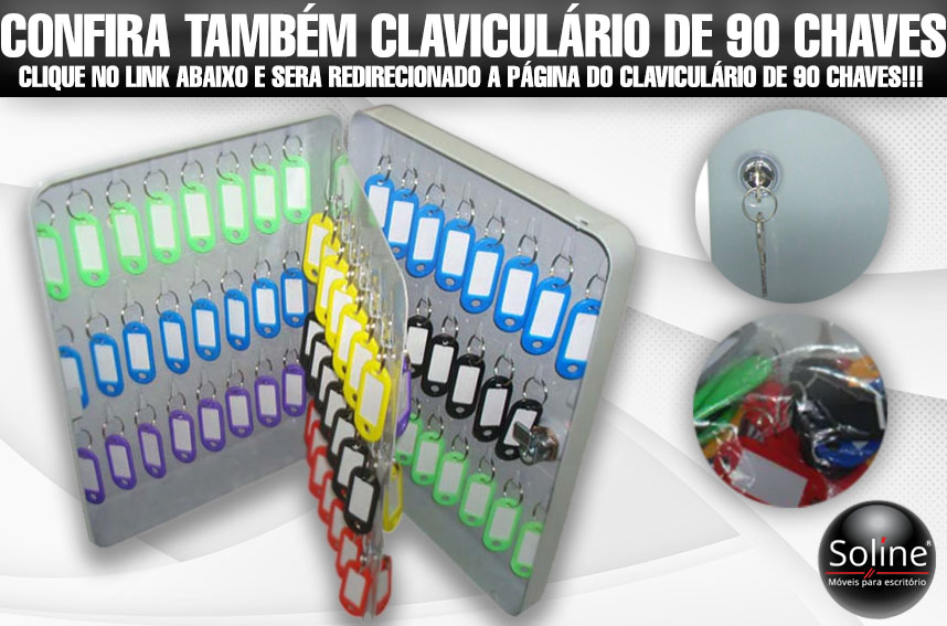 Claviculario Biometrico para 71 Chaves produto similar