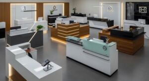 Balcão de Recepção Soline Móveis