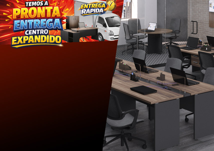 Móveis para escritório a pronta entrega com envio rápido e garantia