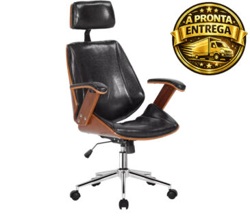 Cadeira para escritório Lisboa moderna e ergonômica com design sofisticado