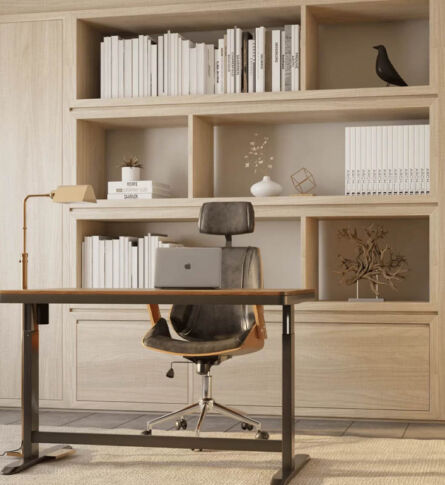 Cadeira Lisboa elegante com design clean para escritório contemporâneo