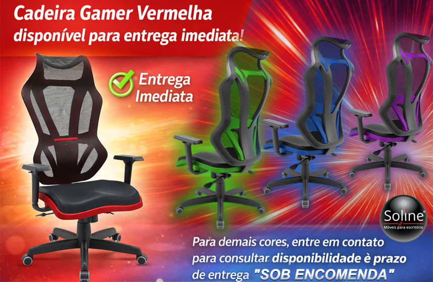 Cadeira Gamer VX banner colores disponiveis 001